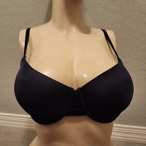 Vanity Fair Bra 34DD Black Underwire Lined 75273
